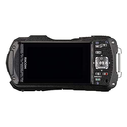 Ricoh WG-80 Cámara digital impermeable negra a prueba de golpes a prueba de congelación a prueba de golpes (versión internacional) 3121