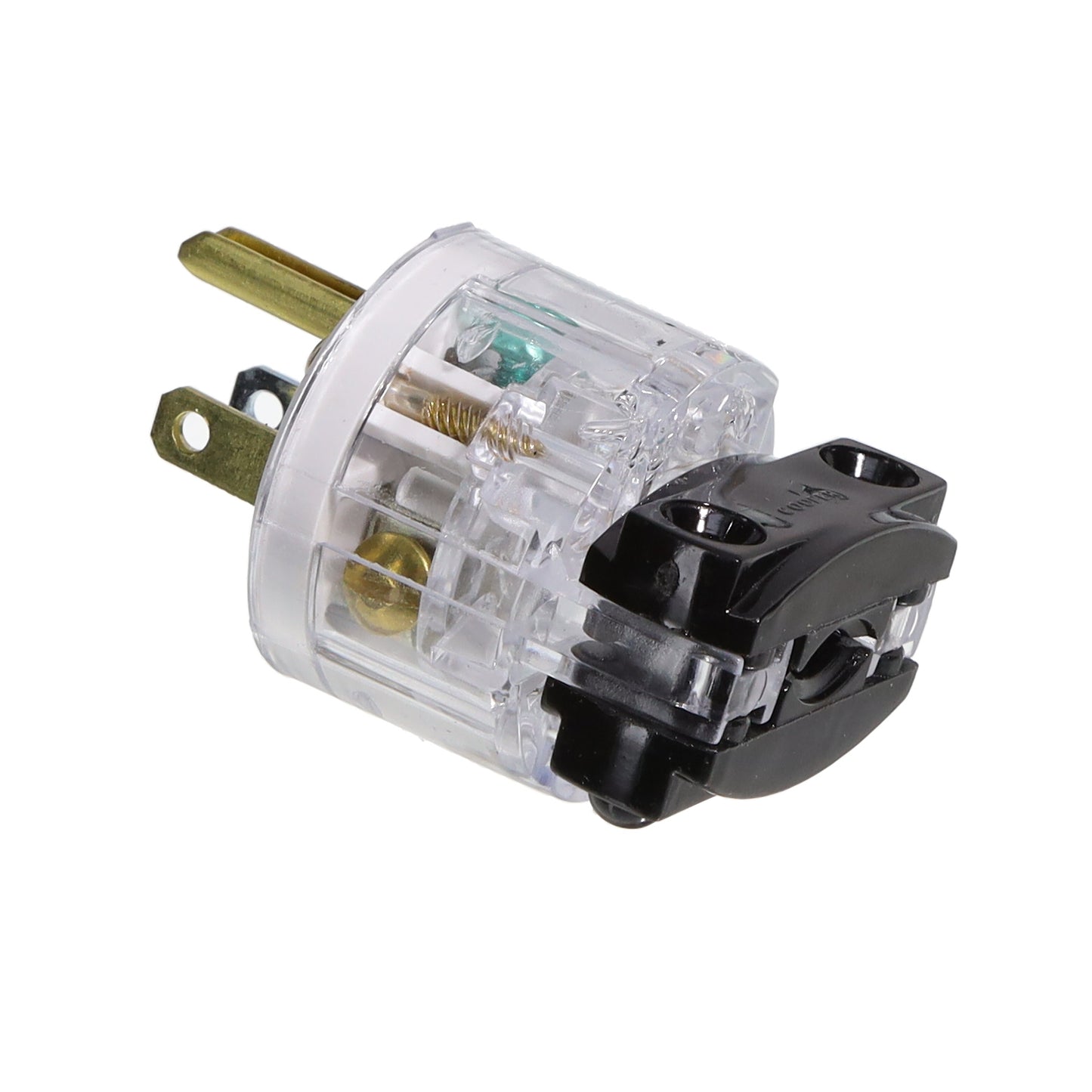 Eaton Wiring Devices 8266 - NEMA 5-15P Clavija de conexión, hojas macho 15A 125VCA