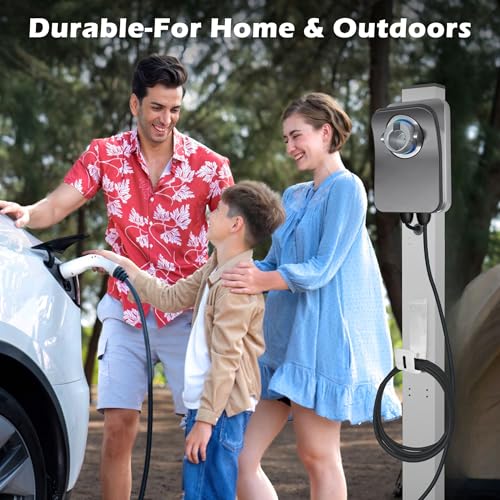 Tesla Charger Pedestal al aire libre EV cargador soporte con soporte para estación de carga EV astilla