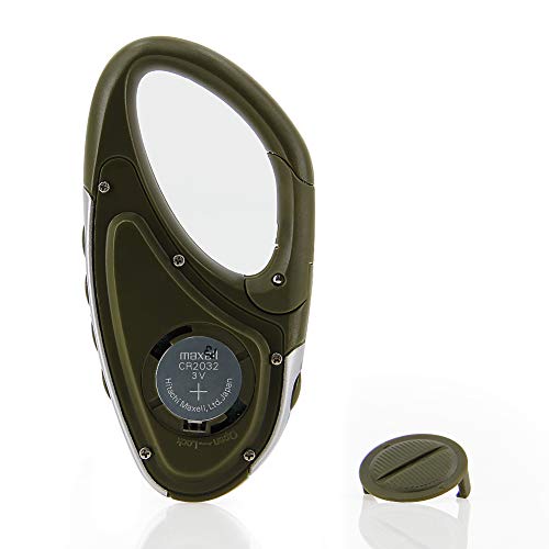 Barómetro altímetro termómetro métrico monitor de altitud para escalada, camping, deportes al aire libre, multifunción con retroiluminación