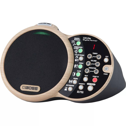 Boss DR-01S Rhythm Partner, máquina de ritmo orgánico y altavoz