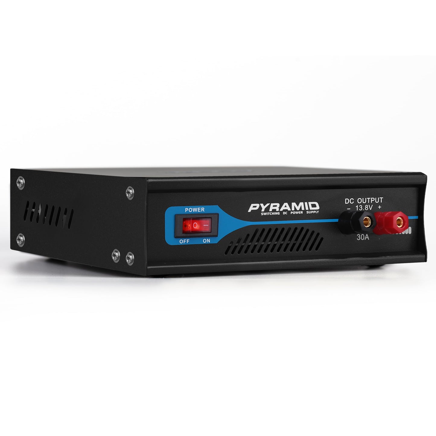 Pyle Pyle PSV300 - Fuente de alimentación de banco compacto universal - Convertidor de CA a CC de laboratorio doméstico regulado de 30 amperios con 13.8 voltios CC 115/230 V CA conmutable, terminales