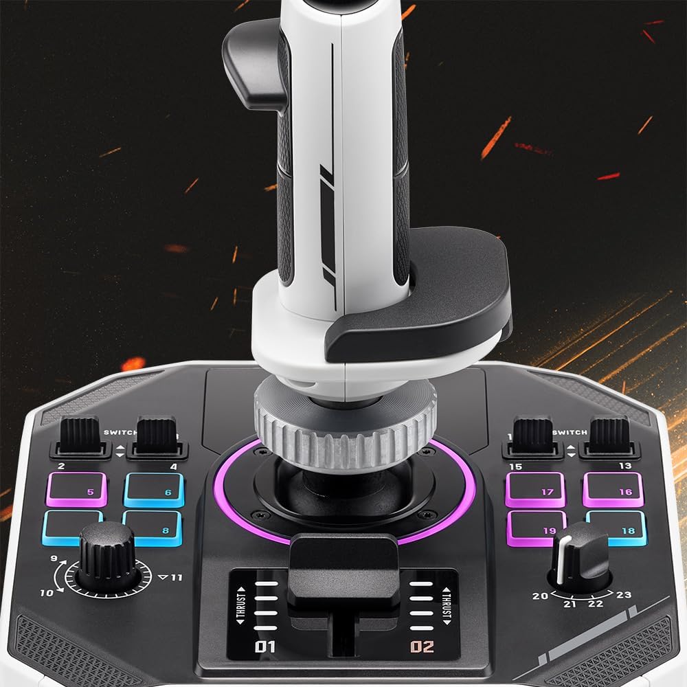 Thrustmaster Sol-R 1 Flightstick スペースコンバットシム/フライトシミュレーター用ジョイスティック PC(Windows 10/11) 対応 - Sol-R Edition 2960920