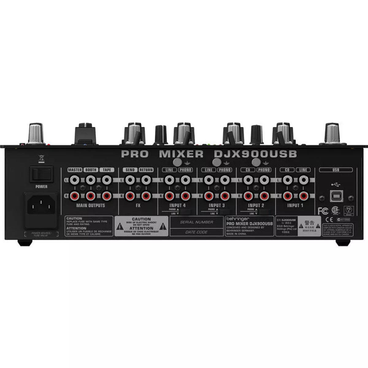 Mezclador profesional para DJ de 5 canales Behringer DJX900USB #000-A5602-000 10