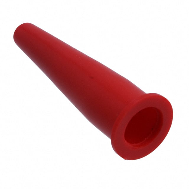 Mueller Electric Co BU-90-2 BU Clip de prueba, conductor, sonda Aislante, rojo