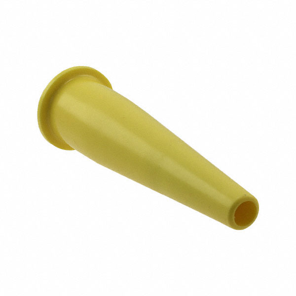 Mueller Electric Co BU-90-4 BU Clip de prueba, conductor, sonda Aislante, amarillo
