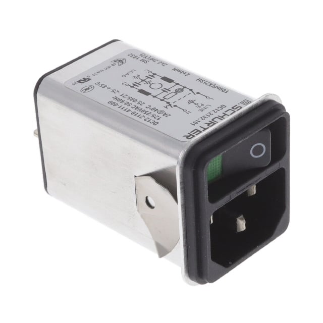 SCHURTER Inc. DC12.2132.101 DC12 - Receptáculo, clavijas macho - Módulo - -