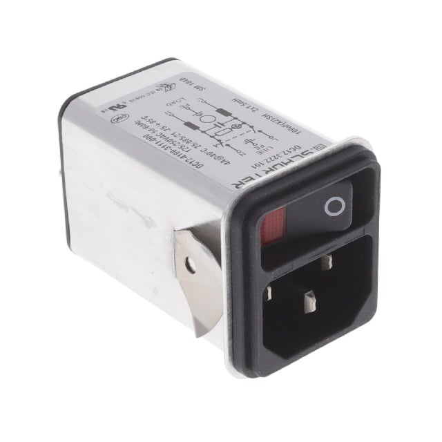 SCHURTER Inc. DC12.3222.101 DC12 - Receptáculo, clavijas macho - Módulo - -