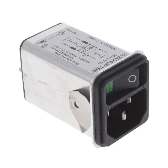SCHURTER Inc. DC12.3232.101 DC12 - Receptáculo, clavijas macho - Módulo - -