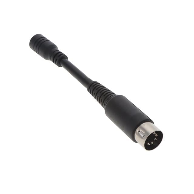 MEAN WELL USA Inc. DC PLUG-P1J-R1B - Clavija tipo barril - 2.1mm DI, 5.5mm DE a MiniDIN de 5 pos macho 0.04' (12.2mm)