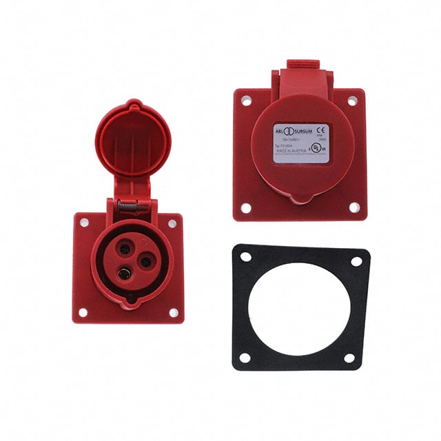 Altech Corporation F31S50A - Pin y manguito (2P3W) Receptáculo, enchufes hembra 20A 480VCA