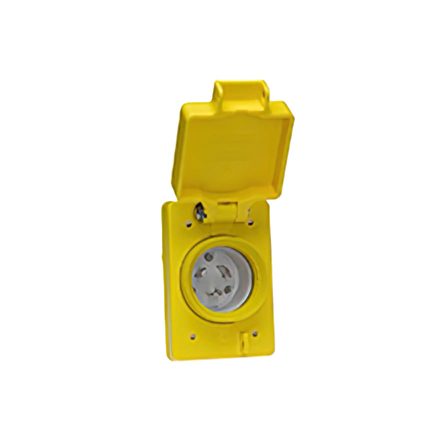 Molex 1301470128 Watertite 130147 NEMA L6-20P Receptáculo, hojas macho 20A 250VCA