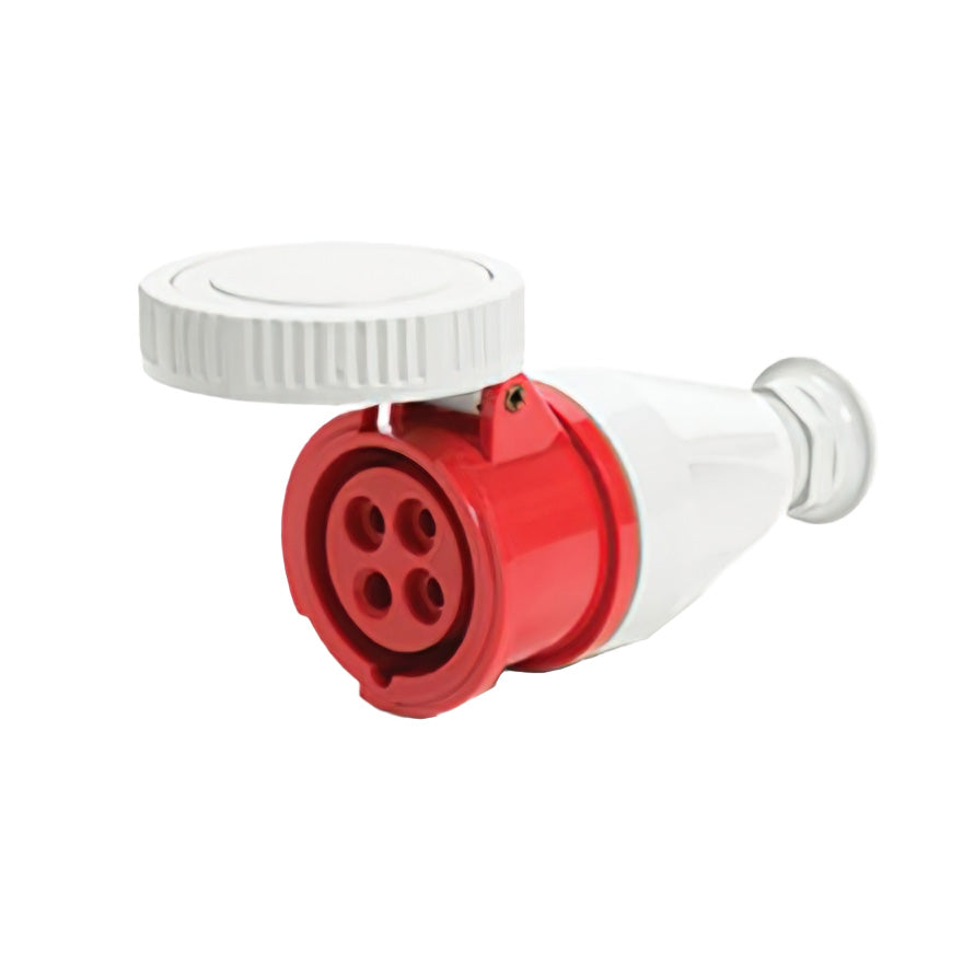 Molex 1301500108 Watertite 130150 Pin y manguito (3P4W) Receptáculo, enchufes hembra 100A 250VCA, 3 fase