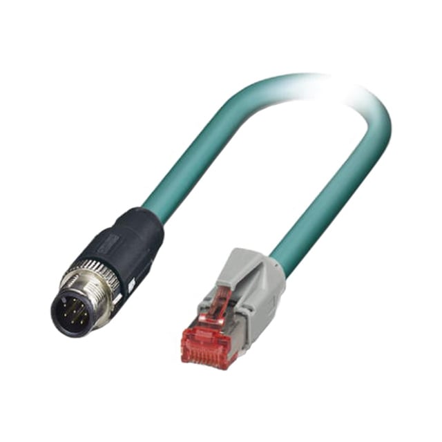 Phoenix Contact 1407416 - Circular de 08 pos macho a RJ45, 8p8c 16.40' (5.00m)