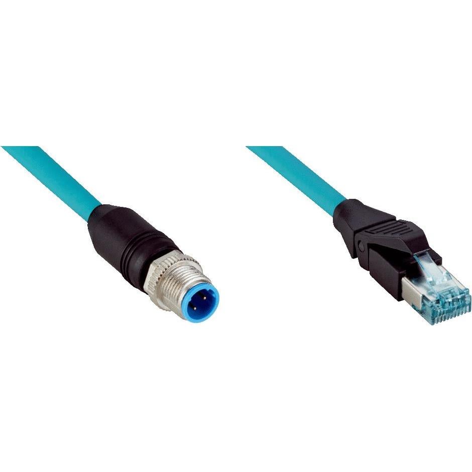 SICK, Inc. 2112845 - Circular de 04 pos macho a RJ45, 8p4c 49.21' (15.00m)