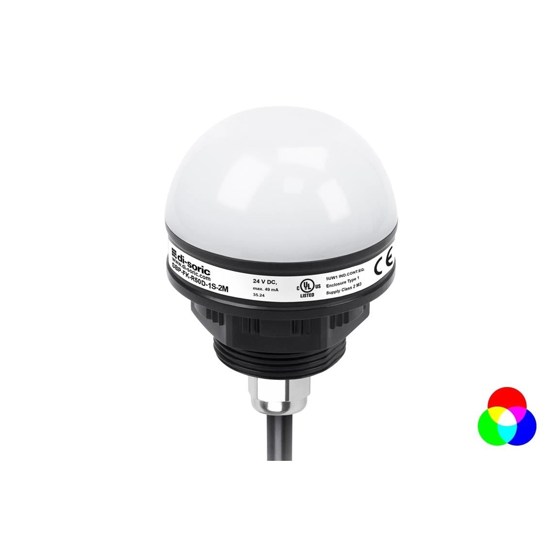 di-soric 214540 - Azul, verde, rojo, blanco, amarillo -