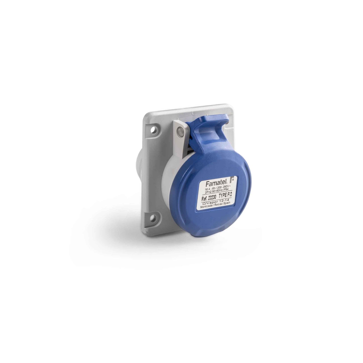 Famatel USA 23234 * Pin y manguito (3P4W) Receptáculo, toma hembra 32A 200/250V