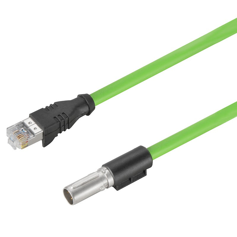 Weidmüller 2450490100 - Circular de 04 pos macho a RJ45, 8p4c 3.28' (1.00m)