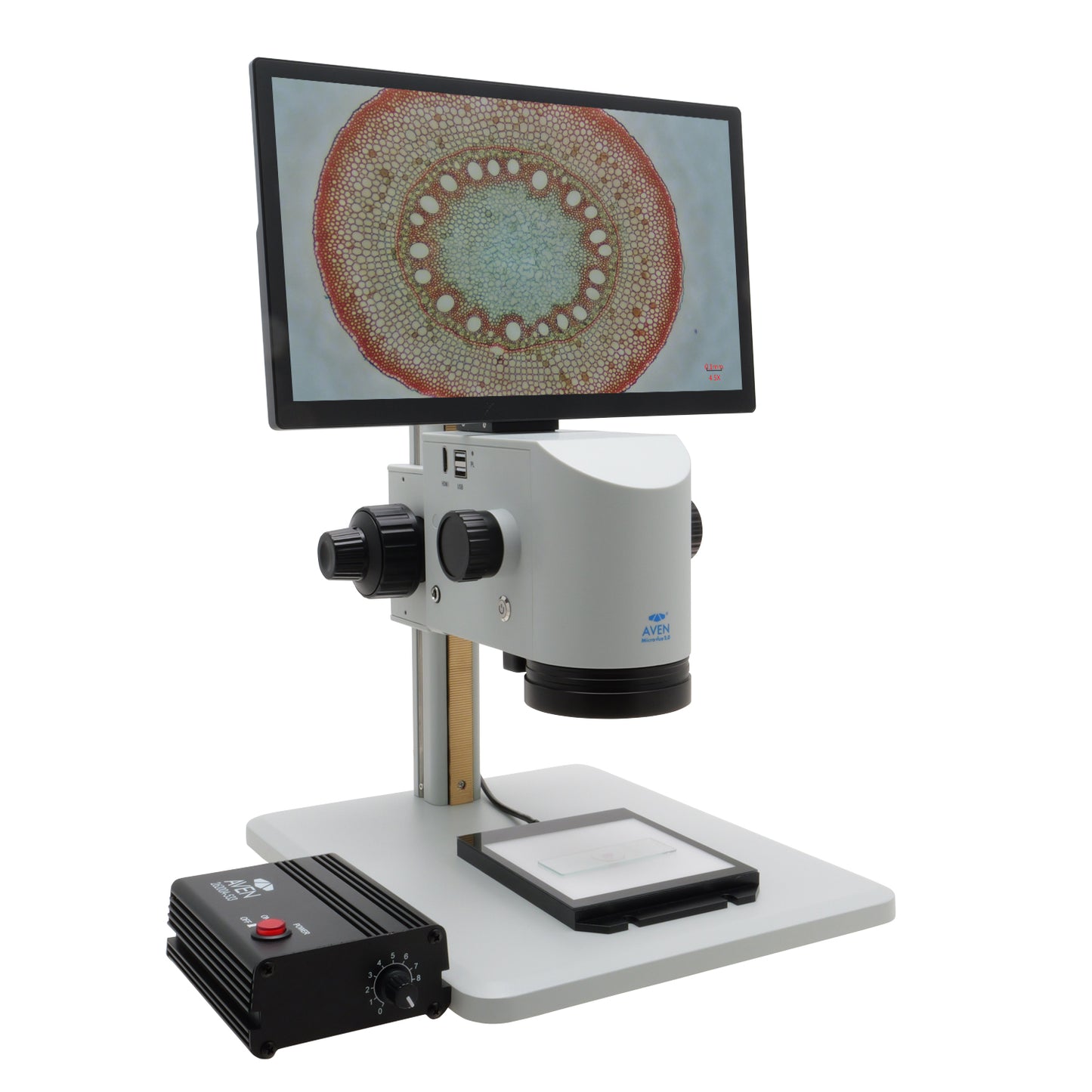 Aven Tools 26700-141-533 MicroVue Microscope, Digital 20.7x ~ 133.4x