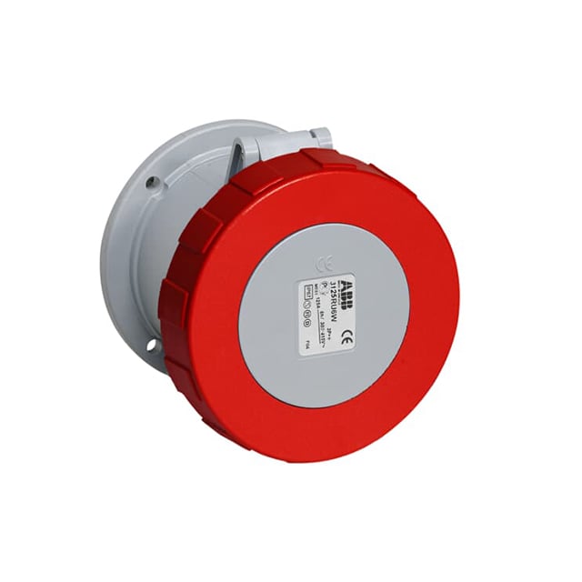 Amphenol Sine Systems Corp 2CMA100386R1000 Tough & Safe Pin y manguito (4P5W) Receptáculo, enchufes hembra 60A 277/480V