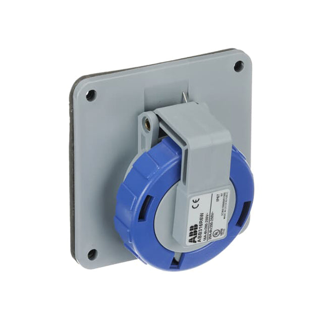 Amphenol Sine Systems Corp 2CMA100569R1000 Tough & Safe Pin y manguito (2P3W) Receptáculo, enchufes hembra 20A 200/250V