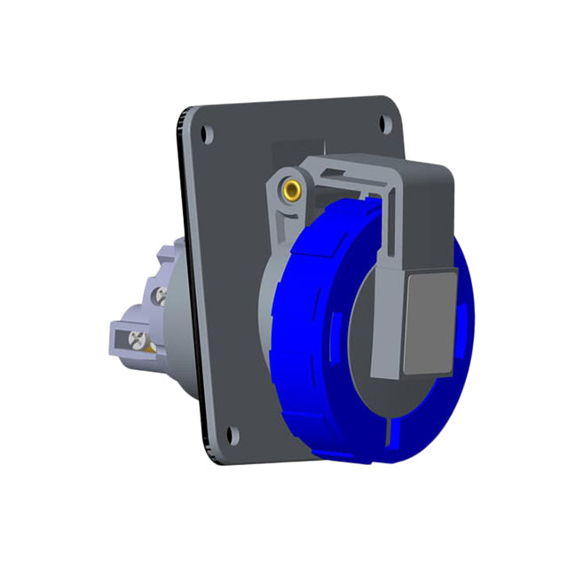 Amphenol Sine Systems Corp 2CMA100573R1000 Tough & Safe Pin y manguito (2P3W) Receptáculo, enchufes hembra 30A 200/250V