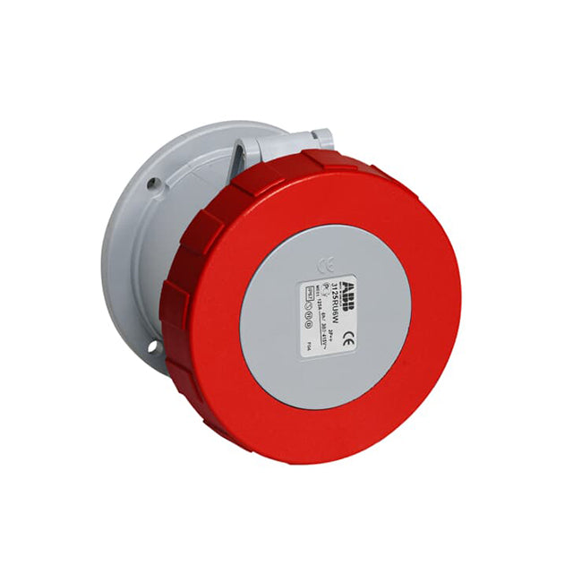 Amphenol Sine Systems Corp 2CMA100579R1000 Tough & Safe Pin y manguito (4P5W) Receptáculo, enchufes hembra 63A 200/415V