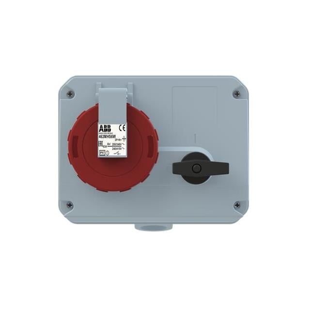 Amphenol Sine Systems Corp 2CMA167905R1000 Critical & Safe Pin y funda (3P5W) Receptáculo, enchufes hembra 63A 200/415V