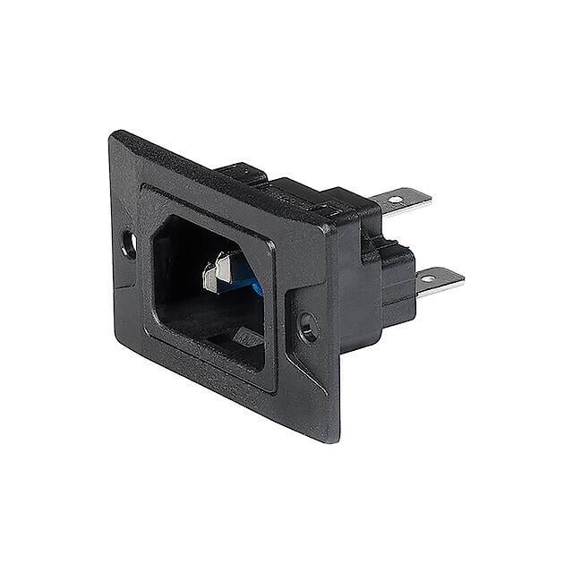 SCHURTER Inc. 3-134-880 - - Receptáculo, clavijas macho 15A 250VCA