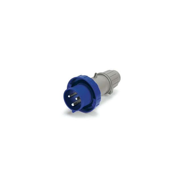 Power Dynamics, Inc. 320P6W - Pin y manguito (2P3W) Clavija de conexión, clavijas macho 20A 250V