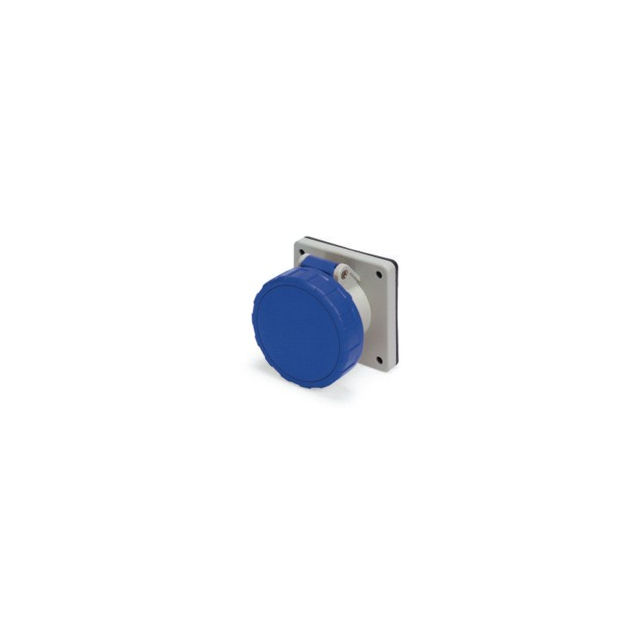 Power Dynamics, Inc. 430R9W Pin & Sleeve Pin y manguito (3P4W) Receptáculo, enchufes hembra 30A 250VCA, 3 fase