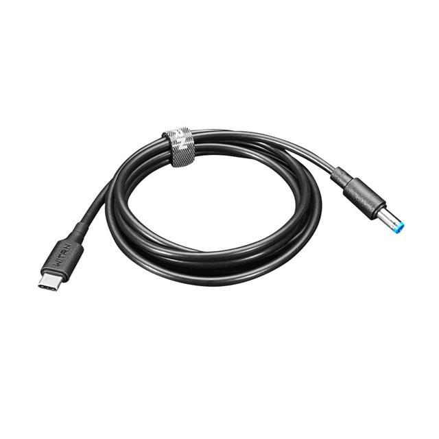 Adafruit Industries LLC 5451 - Conector tipo barril - 2.5mm DI, 5.5mm DE a USB C macho 3.94' (1.20m)