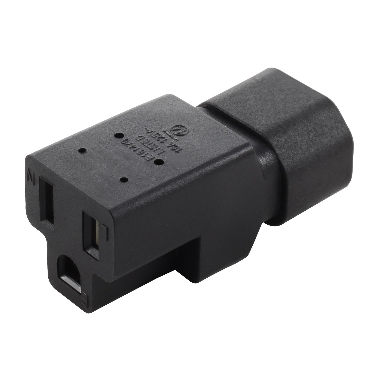 AC WORKS® AD130 - NEMA 5-15R Enchufe, Hojas Macho ; Receptáculo, Tomas Hembra 10A 125V