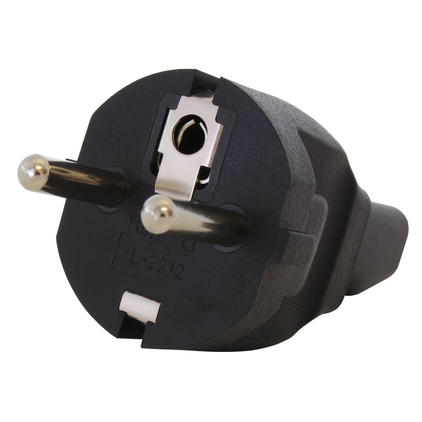 AC WORKS® ADEUC13 - CEE 7/3 (Schuko) Enchufe, Hojas Macho ; Receptáculo, Tomas Hembra 10A 250V