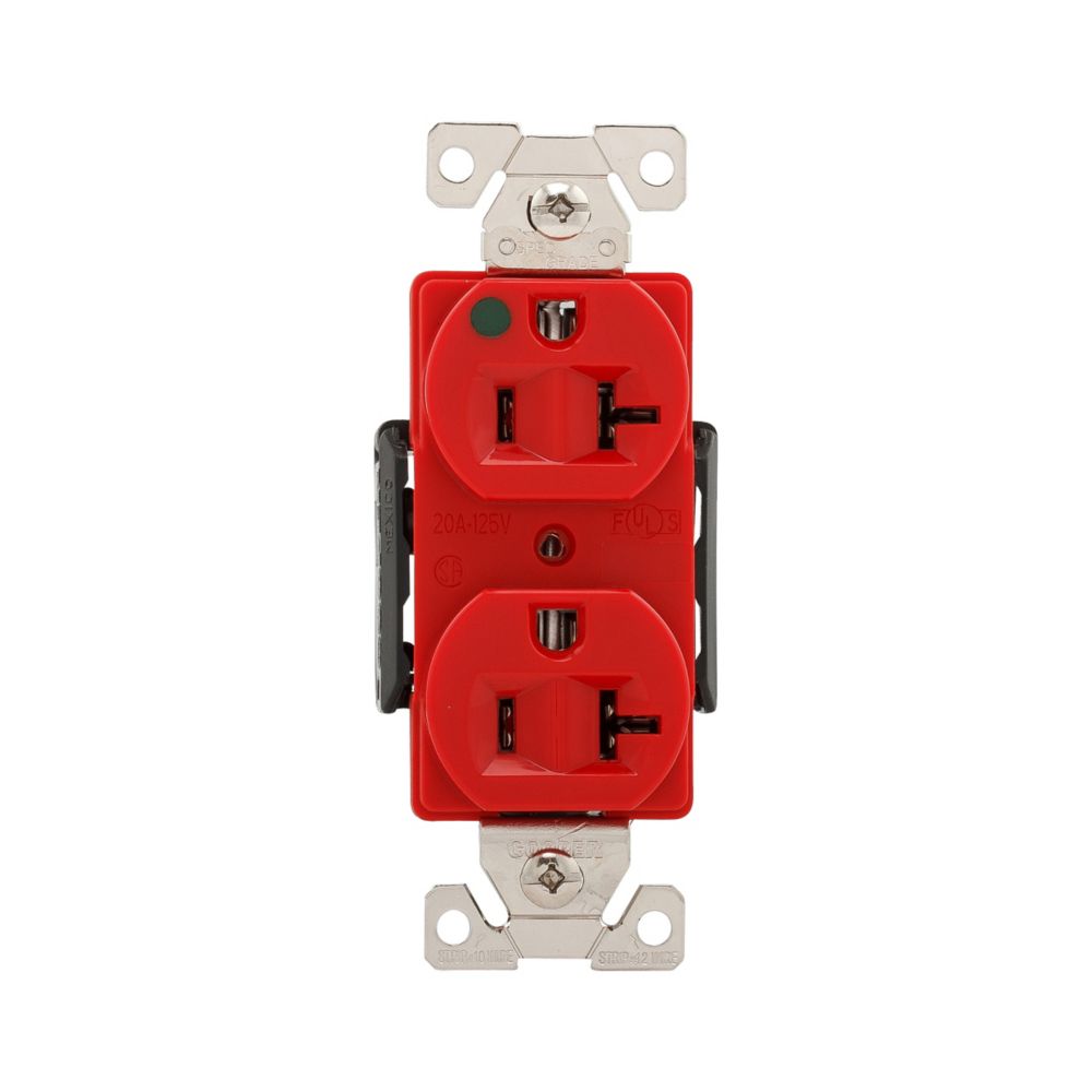 Eaton Wiring Devices AH8300RD - NEMA 5-20R Receptáculo, enchufes hembra 20A 125VCA