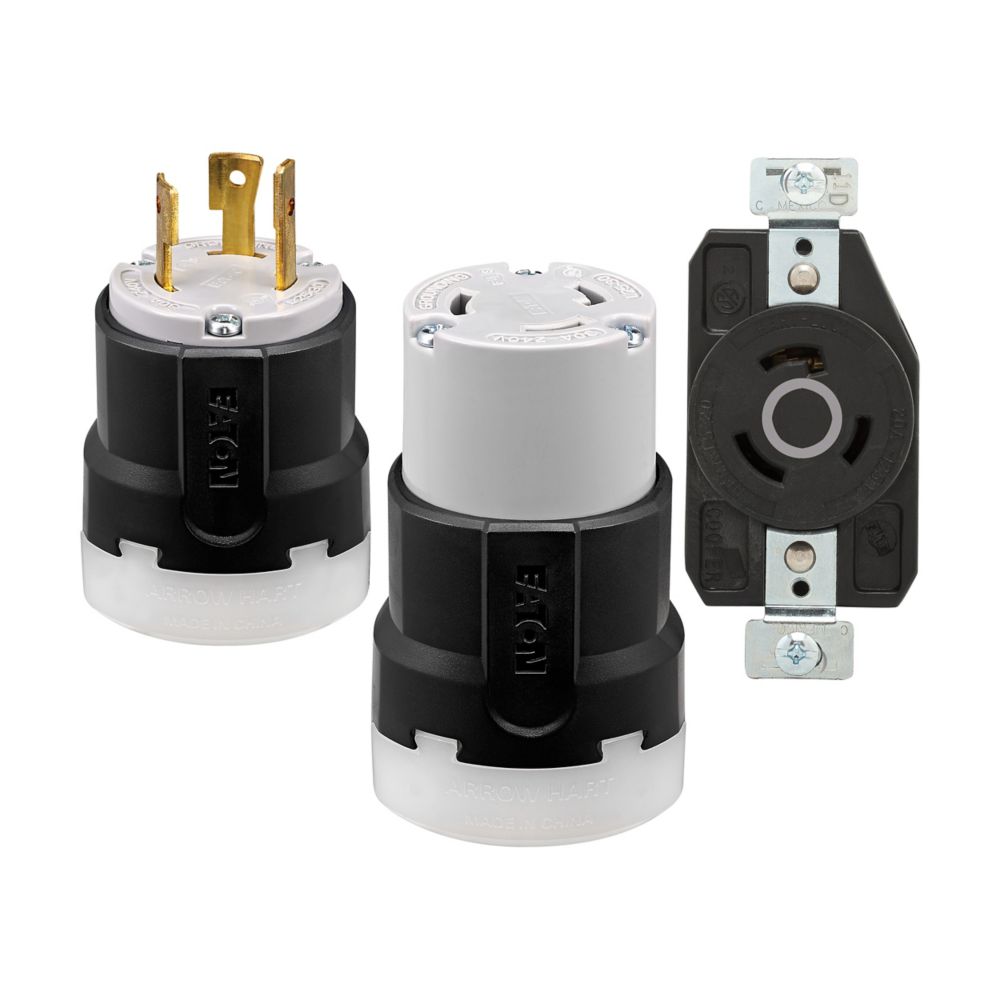 Eaton Wiring Devices AHCL720P - NEMA L7-20P Clavija de conexión, hojas macho 20A 277VCA
