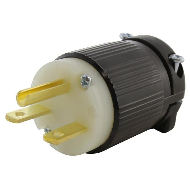 AC Connectors AS615P AC WORKS® NEMA 6-15P Clavija de conexión, hojas macho 15A 250V