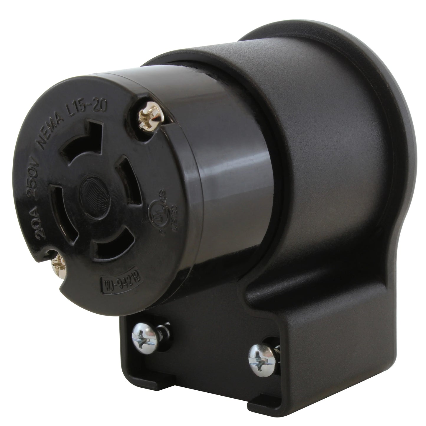 AC Connectors ASEL1520R AC WORKS® NEMA L15-20R Clavija de conexión, enchufes hembra 20A 250V, Trifásico