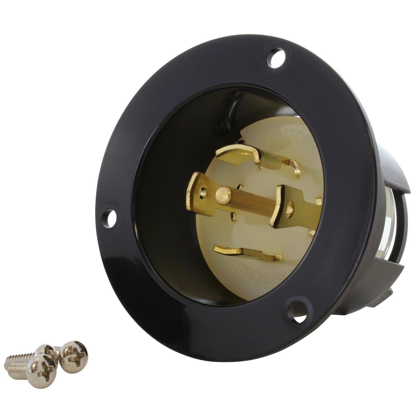 AC Connectors ASINL2130P AC WORKS® NEMA L21-30P Receptáculo, hojas macho 30A 120/208V, 3 Trifásico