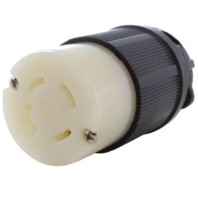 AC Connectors ASL1630R-BK AC WORKS® NEMA L16-30R Clavija de conexión, enchufes hembra 30A 480VCA, 3 fase