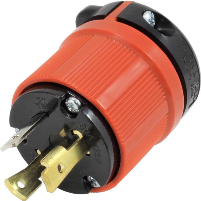 AC Connectors ASL530P AC WORKS® NEMA L5-30P Clavija de conexión, hojas macho 30A 125V