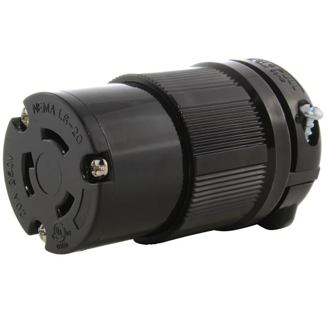 AC Connectors ASL620R-BK AC WORKS® NEMA L6-20R Clavija de conexión, enchufes hembra 20A 250V