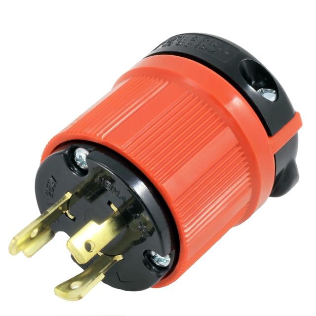 AC Connectors ASL630P AC WORKS® NEMA L6-30P Clavija de conexión, hojas macho 30A 250V
