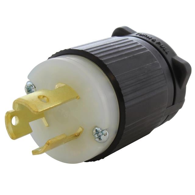 AC Connectors ASL715P AC WORKS® NEMA L7-15P Clavija de conexión, hojas macho 15A 277VCA