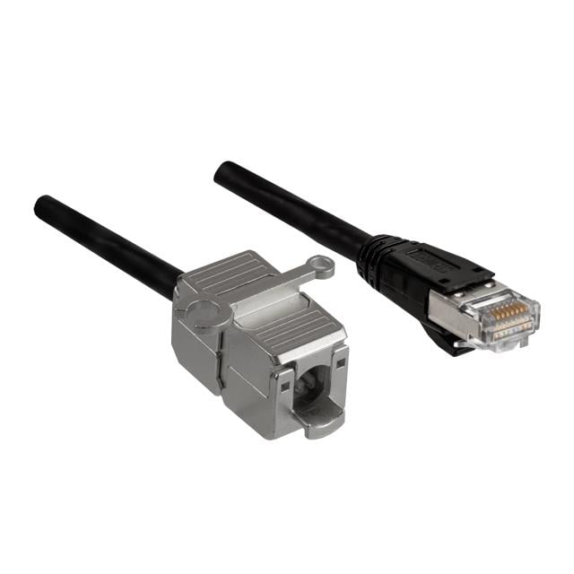 Stewart Connector BM-1RSPK001F BM RJ45, 8p8c a empalmador de cable 1.00' (304.8mm)