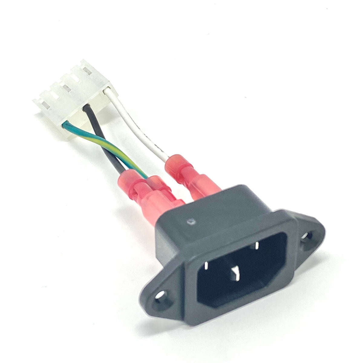 GlobTek, Inc. C1410070M6MLX5(R) - Socket rectangular de 03 pos. a IEC 320-C14 0.20' (60.0mm)