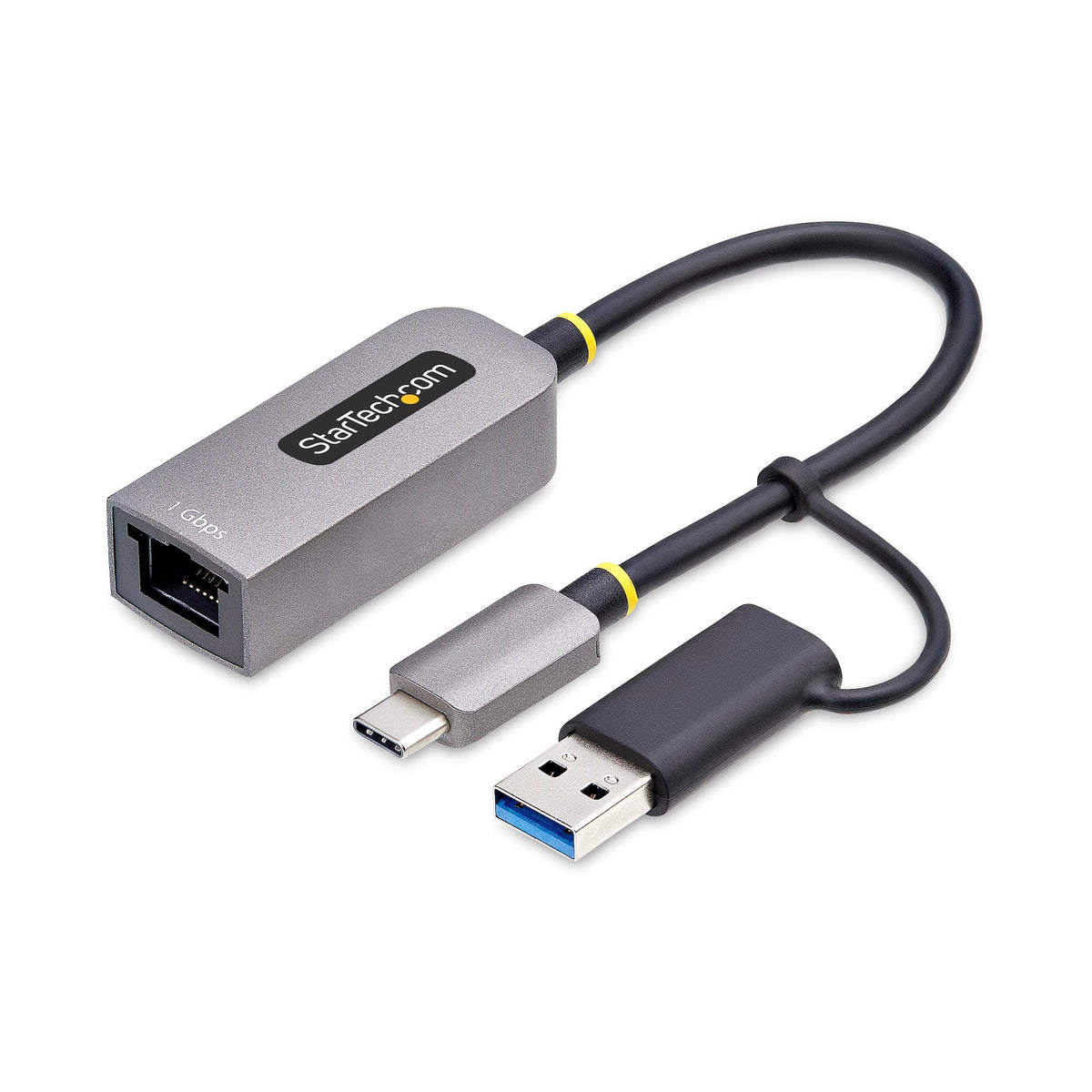StarTech.com C21GA-USB-ETHERNET - USB C Male Plug to RJ45, 8p8c 0.50' (152.4mm)