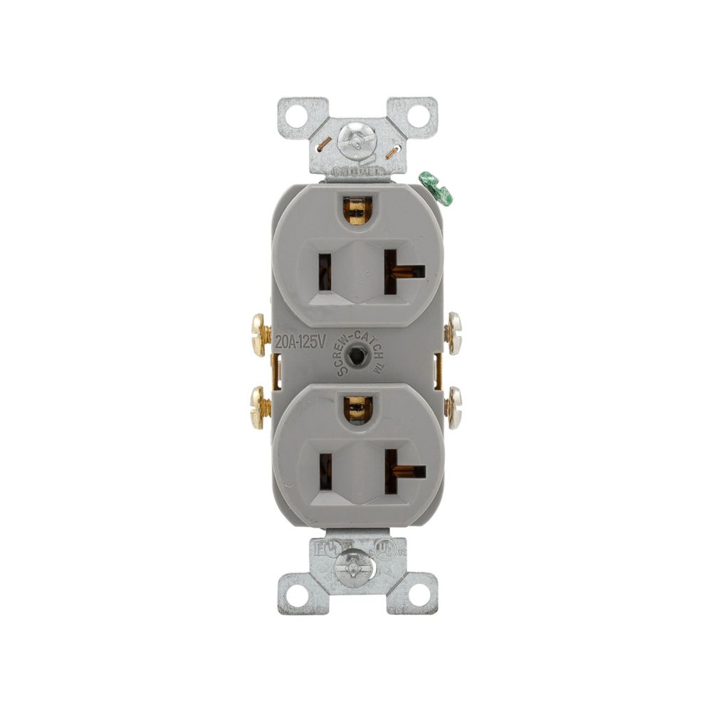 Eaton Wiring Devices CR20GY CR NEMA 5-20R Receptáculo, enchufes hembra 20A 125VCA