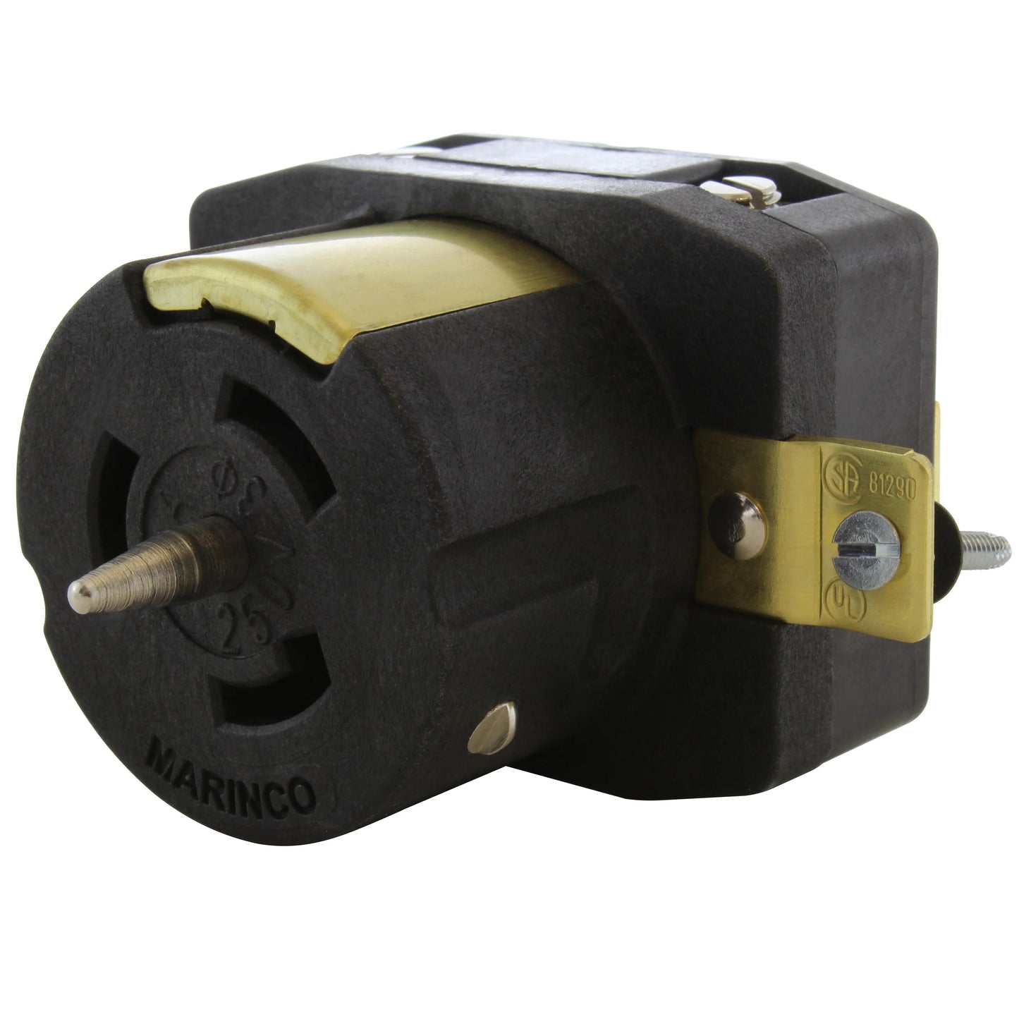 AC Connectors CS8369 AC WORKS® NON-NEMA (3P4W) Receptáculo, toma hembra 50A 250V