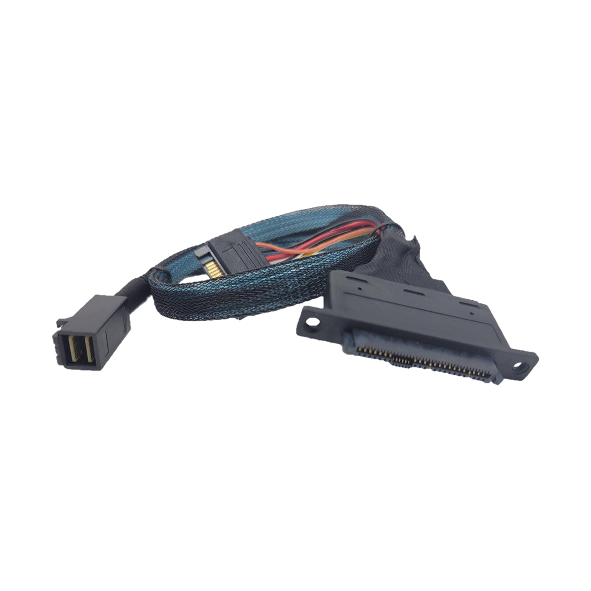 Micro Connectors, Inc. F03-1630U2 - D-Sub de 36 pos. macho a toma rectangular macho de 68 pos. y hembra de 15 pos. SATA 1.58' (482.6mm)